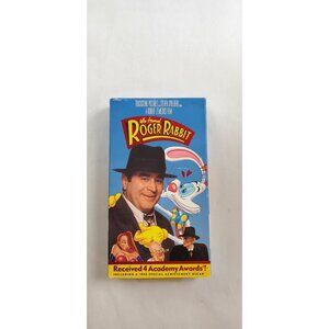 Vintage Who Framed Roger Rabbit VHS Tape 80s Nostalgia Animation Cult Film